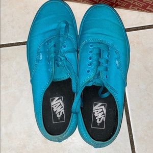 Turquoise Vans